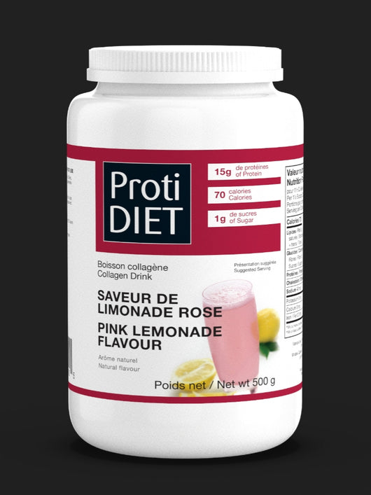 ProtiDiet - Pink Lemonade Collagen Drink (Canister)