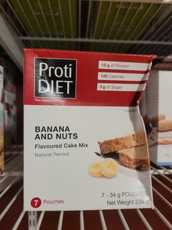 ProtiDiet - Banana & Nut Cake *Damaged box*